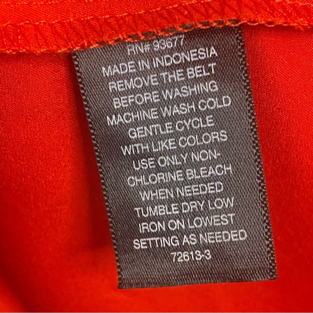 Worthington Scarlet Midi Dress with Tie-Neck | NWT - Picture 8 of 10